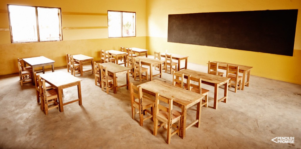 Eine Schule von "Pencil of Promise" in Ghana